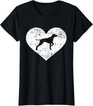 Deutsch Kurzhaar Herz T-Shirt