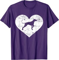 Deutsch Kurzhaar Herz T-Shirt