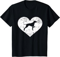 Deutsch Kurzhaar Herz T-Shirt