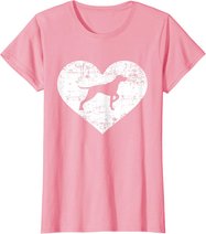 Deutsch Kurzhaar Herz T-Shirt