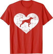 Deutsch Kurzhaar Herz T-Shirt