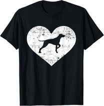 Deutsch Kurzhaar Herz T-Shirt