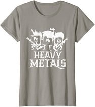 Heavy Metals Funny Periodensystem Chemie T-Shirt
