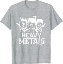 Heavy Metals Funny Periodensystem Chemie T-Shirt