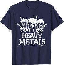 Heavy Metals Funny Periodensystem Chemie T-Shirt