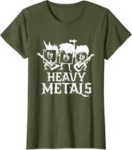 Heavy Metals Funny Periodensystem Chemie T-Shirt