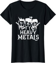 Heavy Metals Funny Periodensystem Chemie T-Shirt