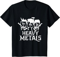 Heavy Metals Funny Periodensystem Chemie T-Shirt