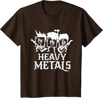 Heavy Metals Funny Periodensystem Chemie T-Shirt