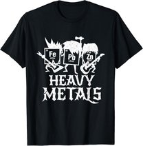Heavy Metals Funny Periodensystem Chemie T-Shirt