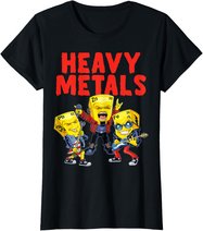 Heavy Metals Chemie Lustiges Periodensystem Witz Wissenschaft T-Shirt