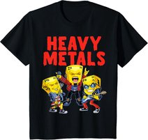 Heavy Metals Chemie Lustiges Periodensystem Witz Wissenschaft T-Shirt