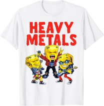 Heavy Metals Chemie Lustiges Periodensystem Witz Wissenschaft T-Shirt