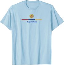 Armenien Wappen Logo Emblem Armenische Flagge Westasien Kultur T-Shirt