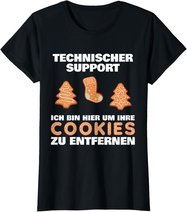 Cookie Technical Support It Edv Help Desk Funny Admin T-Shirt