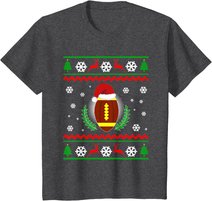 Weihnachten American Football Sport Lustiges Geschenk T-Shirt