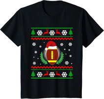 Weihnachten American Football Sport Lustiges Geschenk T-Shirt