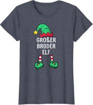 Big Brother Elf Partner Look Family Outfit Christmas T-Shirt