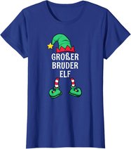 Big Brother Elf Partner Look Family Outfit Christmas T-Shirt