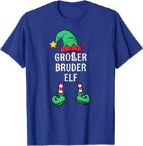 Big Brother Elf Partner Look Family Outfit Christmas T-Shirt