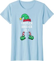 Big Brother Elf Partner Look Family Outfit Christmas T-Shirt