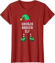 Big Brother Elf Partner Look Family Outfit Christmas T-Shirt
