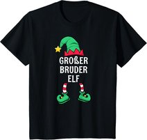 Big Brother Elf Partner Look Family Outfit Christmas T-Shirt