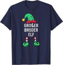 Big Brother Elf Partner Look Family Outfit Christmas T-Shirt