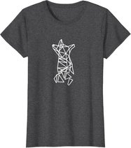 Fuchs Geometrisch Print Polygon Fox Low Poly Design Fuchs T-Shirt