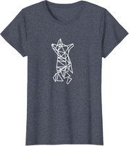 Fuchs Geometrisch Print Polygon Fox Low Poly Design Fuchs T-Shirt