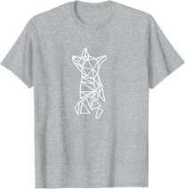 Fuchs Geometrisch Print Polygon Fox Low Poly Design Fuchs T-Shirt