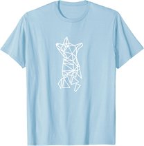 Fuchs Geometrisch Print Polygon Fox Low Poly Design Fuchs T-Shirt