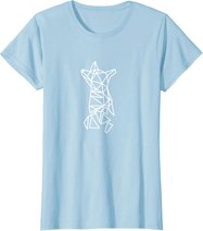 Fuchs Geometrisch Print Polygon Fox Low Poly Design Fuchs T-Shirt
