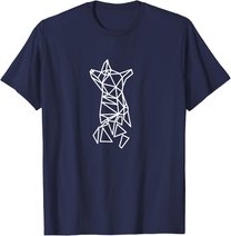 Fuchs Geometrisch Print Polygon Fox Low Poly Design Fuchs T-Shirt