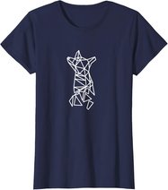 Fuchs Geometrisch Print Polygon Fox Low Poly Design Fuchs T-Shirt