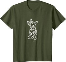 Fuchs Geometrisch Print Polygon Fox Low Poly Design Fuchs T-Shirt