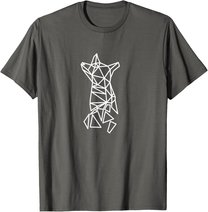 Fuchs Geometrisch Print Polygon Fox Low Poly Design Fuchs T-Shirt