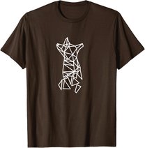Fuchs Geometrisch Print Polygon Fox Low Poly Design Fuchs T-Shirt