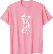 Fuchs Geometrisch Print Polygon Fox Low Poly Design Fuchs T-Shirt