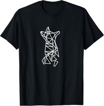 Fuchs Geometrisch Print Polygon Fox Low Poly Design Fuchs T-Shirt