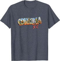 Columbia South Carolina SC Retro Vintage T-Shirt