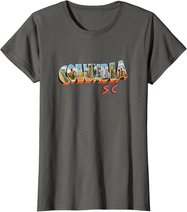 Columbia South Carolina SC Retro Vintage T-Shirt