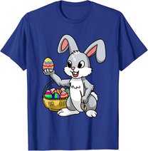 Osterhase Eier bemalen Kinder niedlich Hase Ostereier T-Shirt