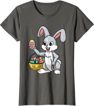 Osterhase Eier bemalen Kinder niedlich Hase Ostereier T-Shirt