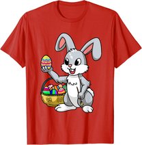 Osterhase Eier bemalen Kinder niedlich Hase Ostereier T-Shirt