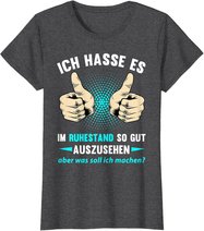 Rentner Rente Ruhestand Pension Pensionierung Geschenk T-Shirt