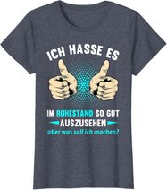 Rentner Rente Ruhestand Pension Pensionierung Geschenk T-Shirt