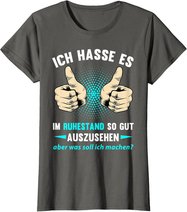 Rentner Rente Ruhestand Pension Pensionierung Geschenk T-Shirt