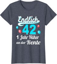 42. Geburtstag Mann 42 Jahre 42.Ehrentag Frau Jahrgang 1980 T-Shirt