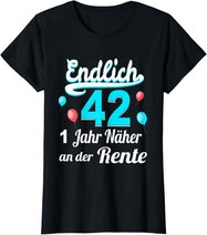 42. Geburtstag Mann 42 Jahre 42.Ehrentag Frau Jahrgang 1980 T-Shirt